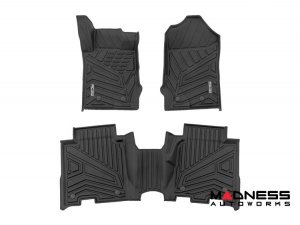 Ford Bronco Floor Liners - Flex-Fit - 4 Door - Rough Country Ford Bronco Floor Liners - Flex-Fit - 4 Door - Rough Country